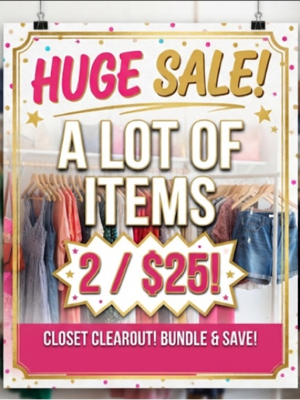 Closet Sale!!!